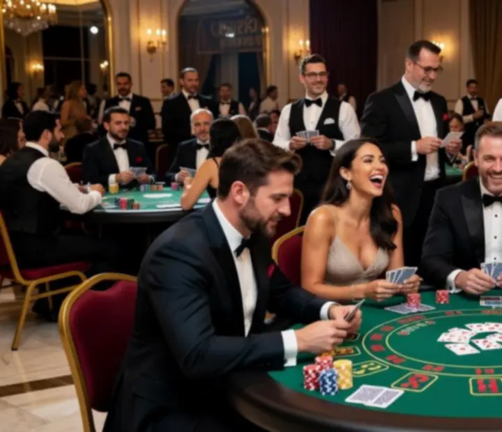 Fotograficzna relacja z luksusowych eventów casino z zachwyconymi gośćmi